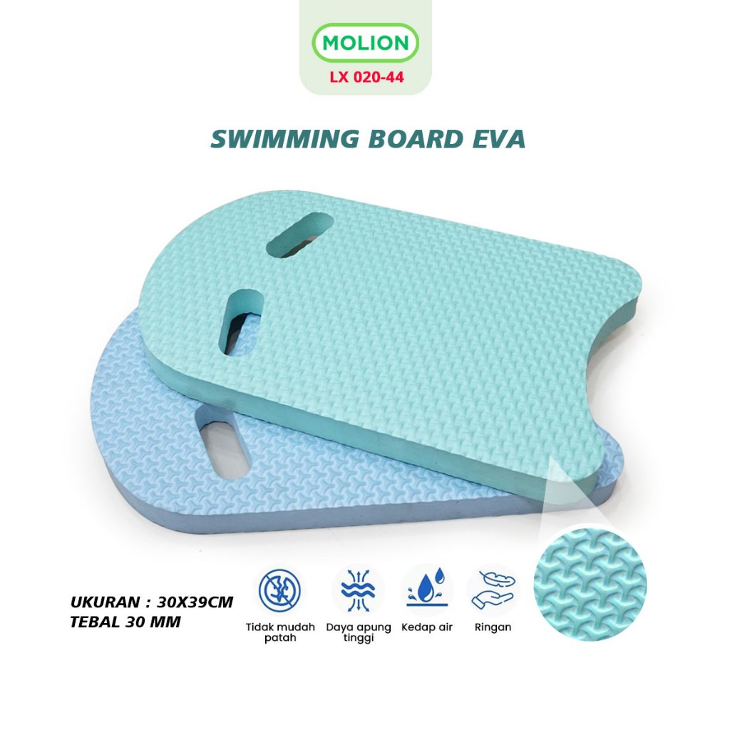 MOLION SNI Pelampung Eva Swimming Board Ringan Olahraga Air Renang Anak Pemula Kick Board 020-44