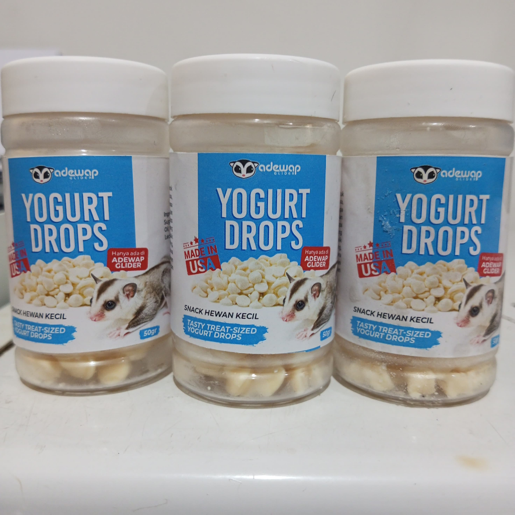 ADEWAP GLIDER Yogurt Drop Sugar Glider Snack Susu Sugar Glider