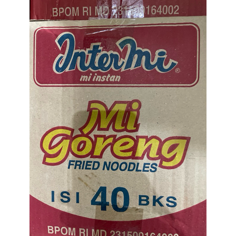 

Intermi Mi Goreng Fried Noodles ISI 40 Bks
