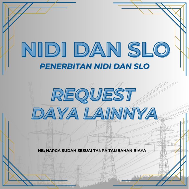 SLO NIDI REQUEST PLN MOBILE PASANG LISTRIK
