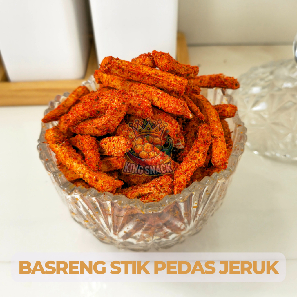 

KING SNACK - BASO GORENG/BASRENG STIK PEDAS JERUK