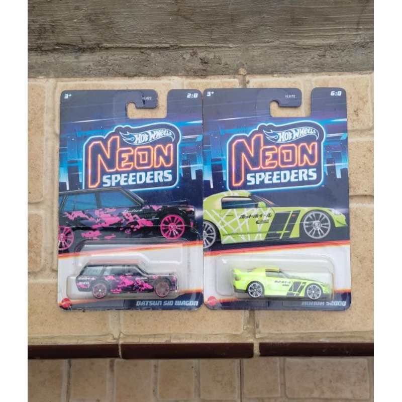 Hotwheels Neon Honda S2000 Datsun 510 Paket 2 pc