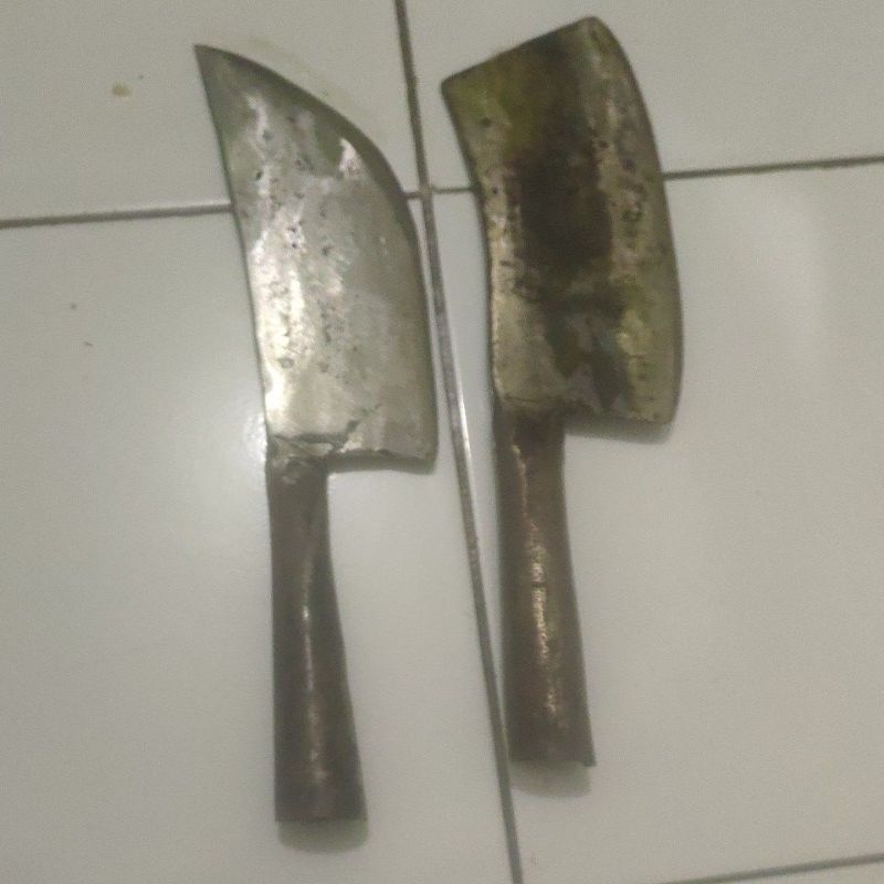 Pisau daging Cacah Potong Kerbau Sapi kambing dan ayam berbahan baja tajam kuat awet