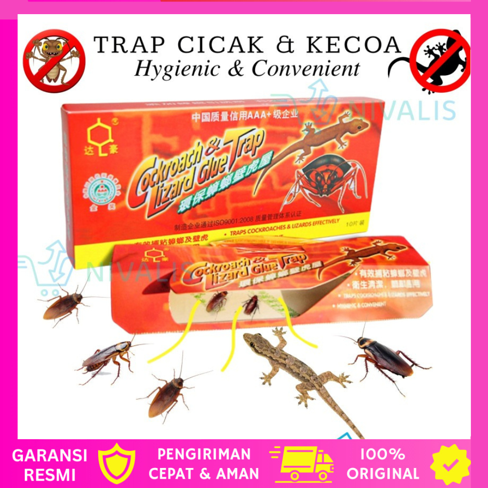Lem Cicak Lem Kecoak Umpan Trap Serangga Pest Control Perangkap Cicak LEM PERANGKAP CICAK