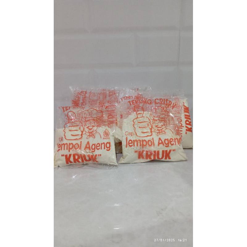 

Tepung kriuk serbaguna Cap Jempol Ageng