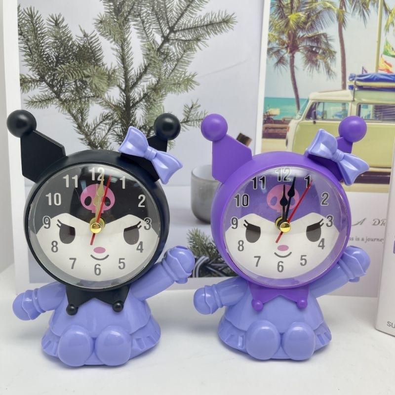 Jam Beker Anak Boneka Kuromi Jam Alarm Sanrio