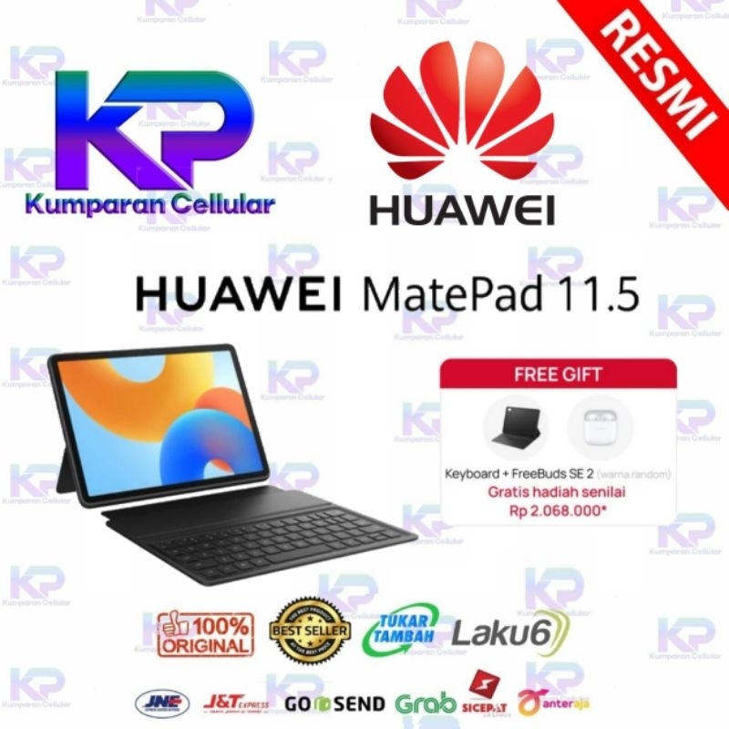 HUAWEI MatePad 11.5 6GB 128GB PC-Level WPS Office 120Hz Garansi Resmi