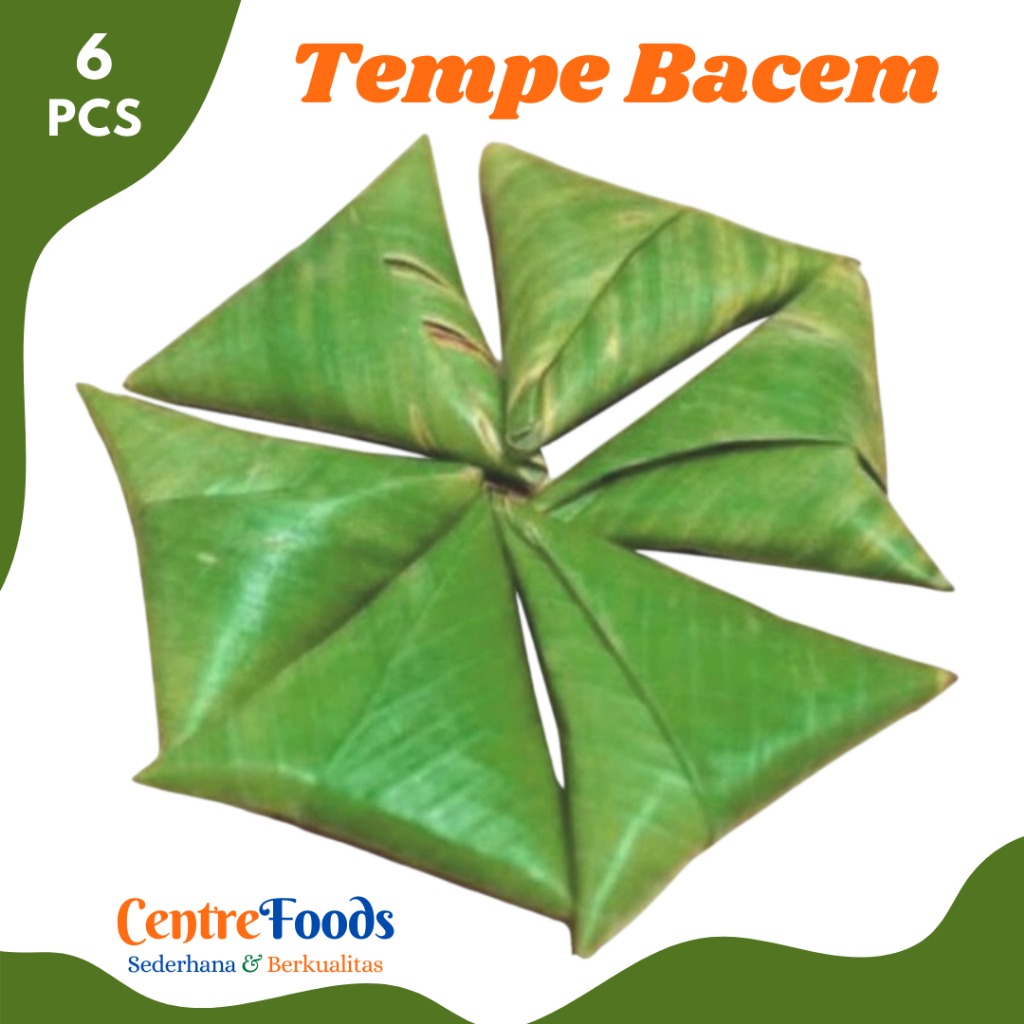 

TEMPE BACEM Segitiga - Tempe Sumpil Fresh | Isi 6 Pcs [ Harga Per BKS ]