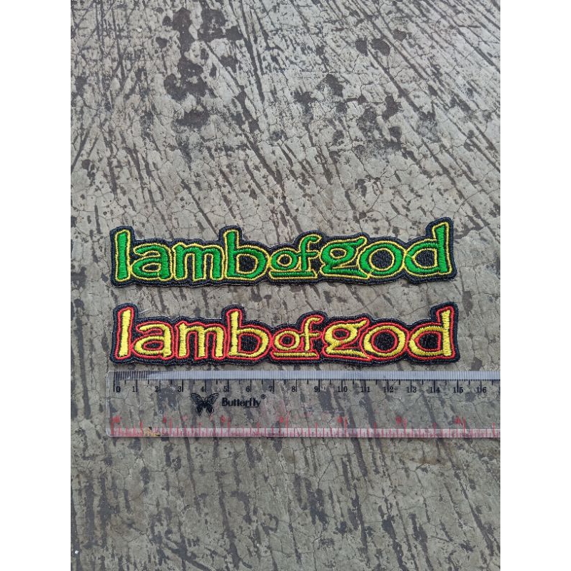 patch lamb of god logo