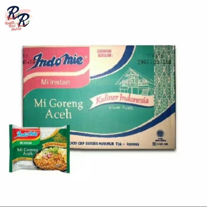 

INDOMIE GORENG ACEH 1 DUS 40 PCS