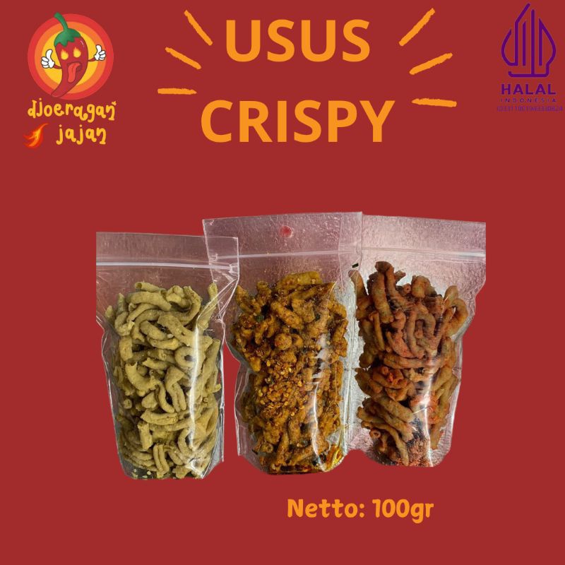 

USUS CRISPY VIRAL 100gr TERMURAH