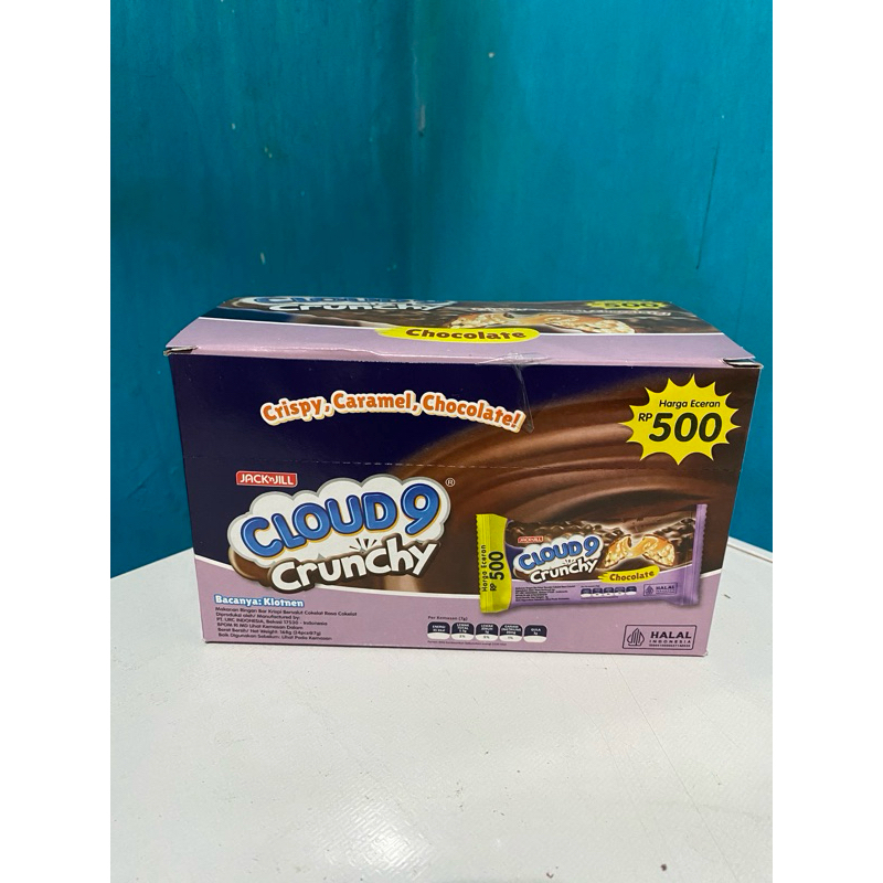 

CLOUD9 WAFER DIBALUT CARAMEL CRUNCHY ISI 24pcs