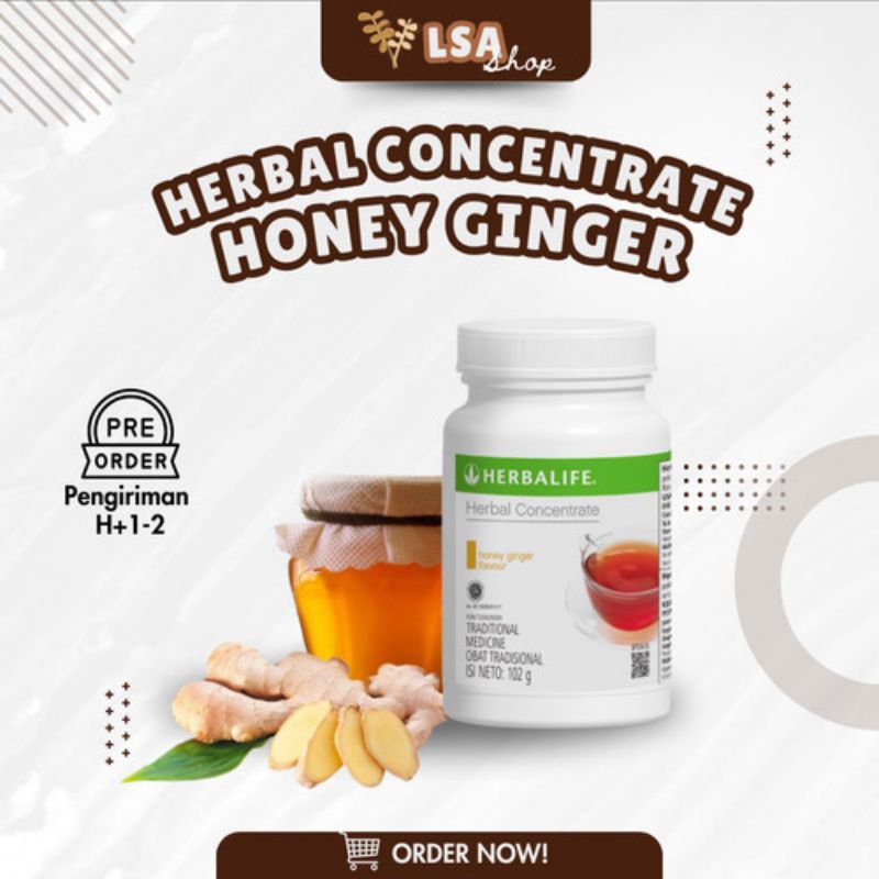 

TEH HERBALIFE ORIGINAL 100% TEH HERBARLIFE HONEY GINGER