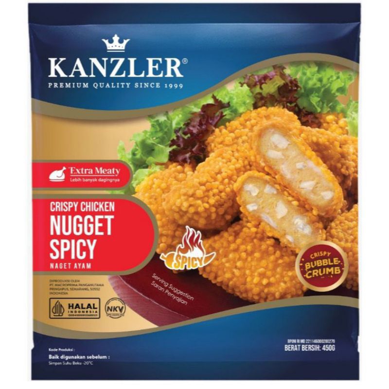 

NUGGET KANZLER SPICY 450gr