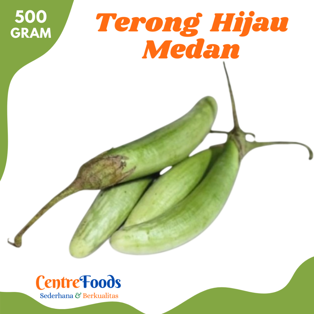 

TERONG HIJAU Medan - Terong Telunjuk Fresh | 500gr [ Harga Per 0,5 Kg ]