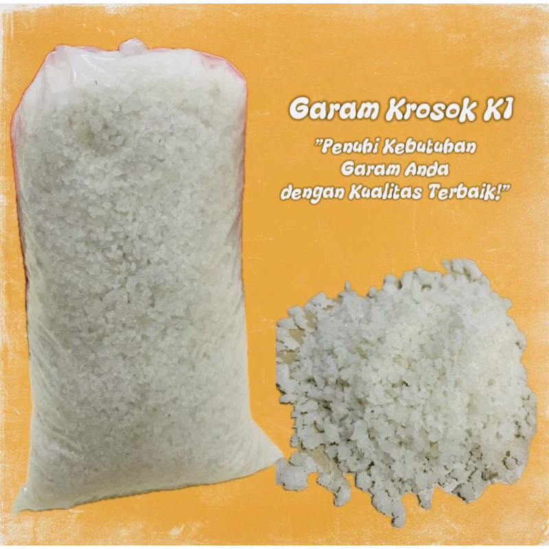 

Garam Krosok K1 kualitas premium 1kg