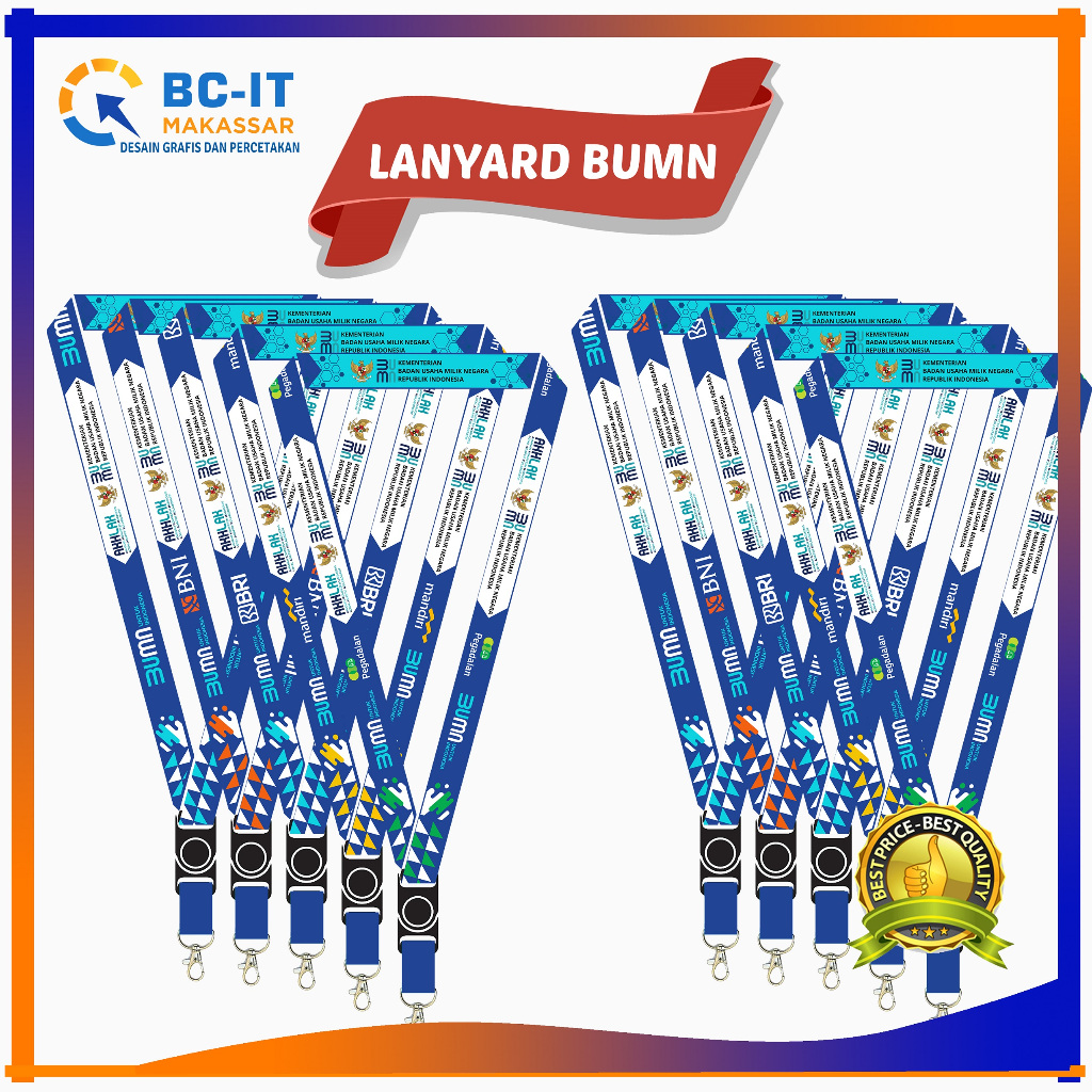 

Lanyard BUMN - Desain Sesuai Gambar