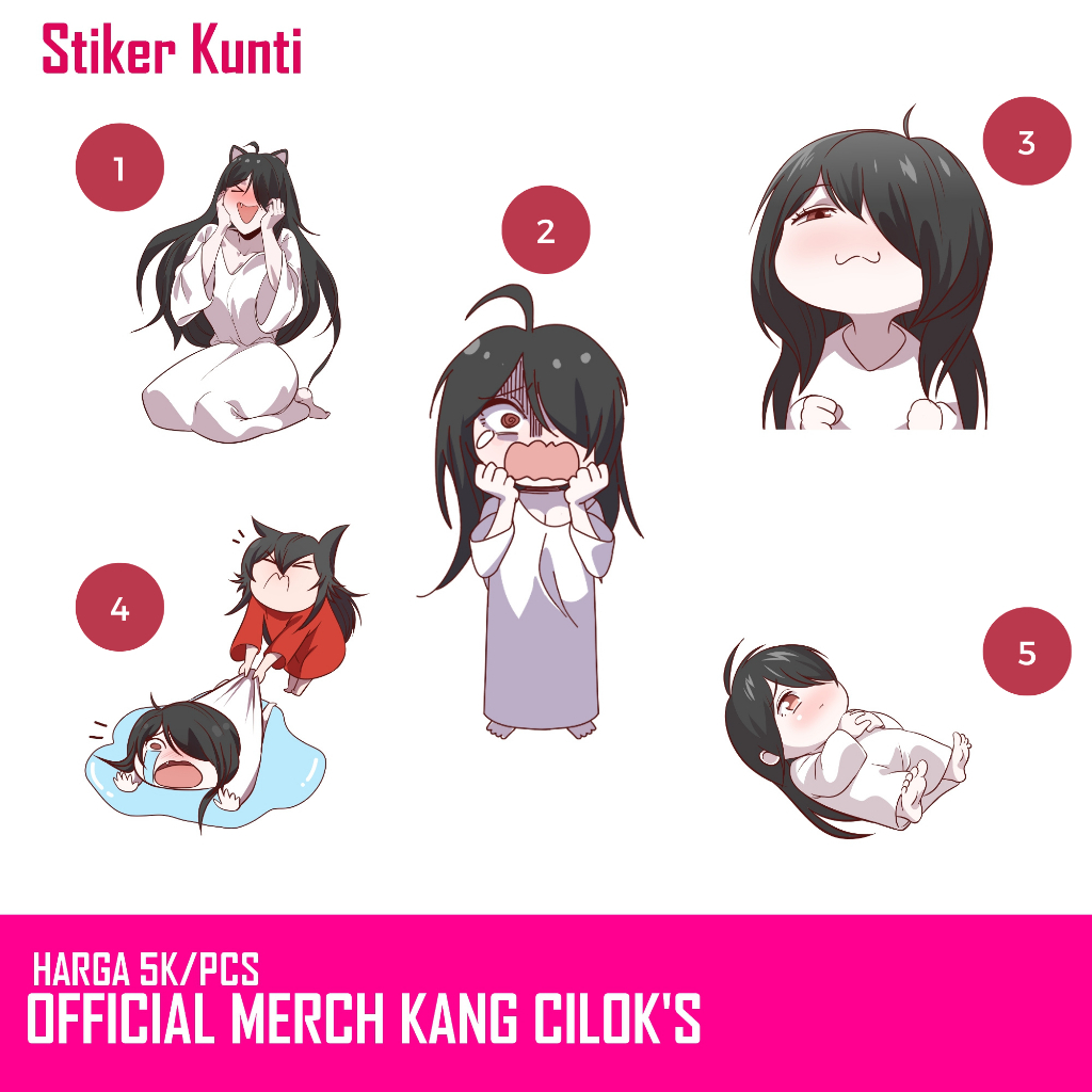 

Kang Cilok's Merchandise Stiker Kunti