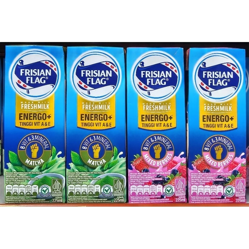 

Frisian Flag UHT Energo Matcha&Mixed Berries 225ml - 1 Kotak