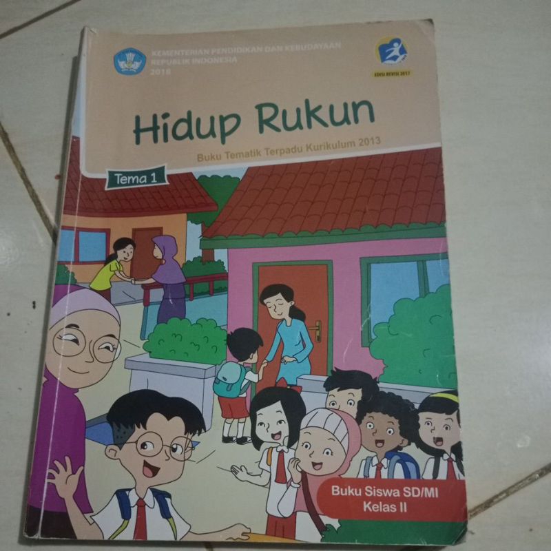 buku tematik , kelas 2 sd tema 1,kurikulum 2013