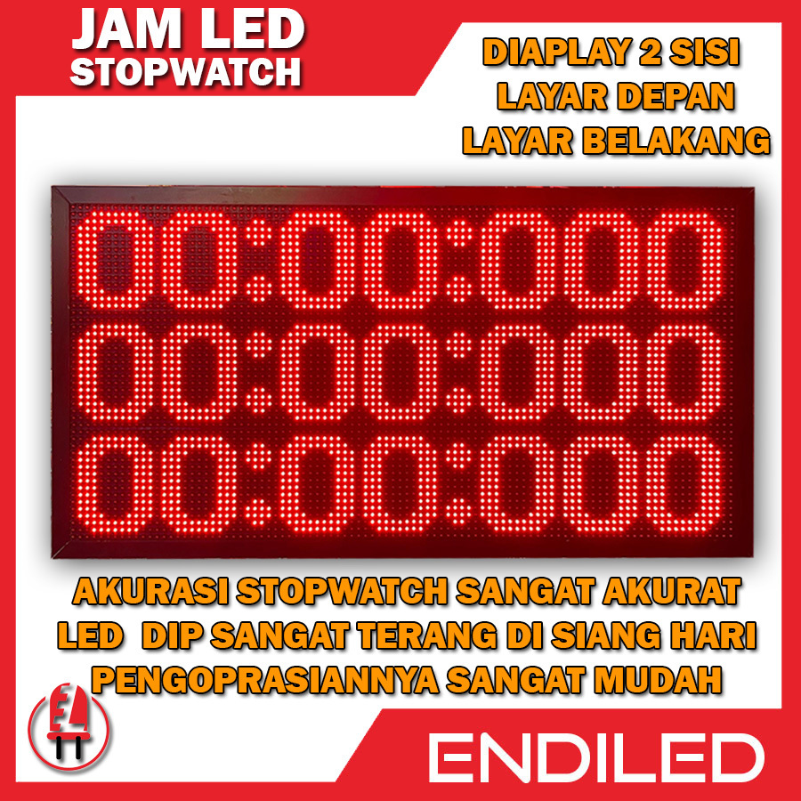 led display digital led stopwatch besar