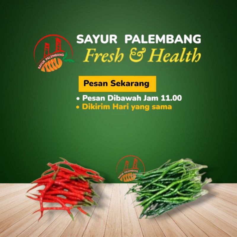 

Cabai Merah Campur Cabai Hijau - Sayur Palembang