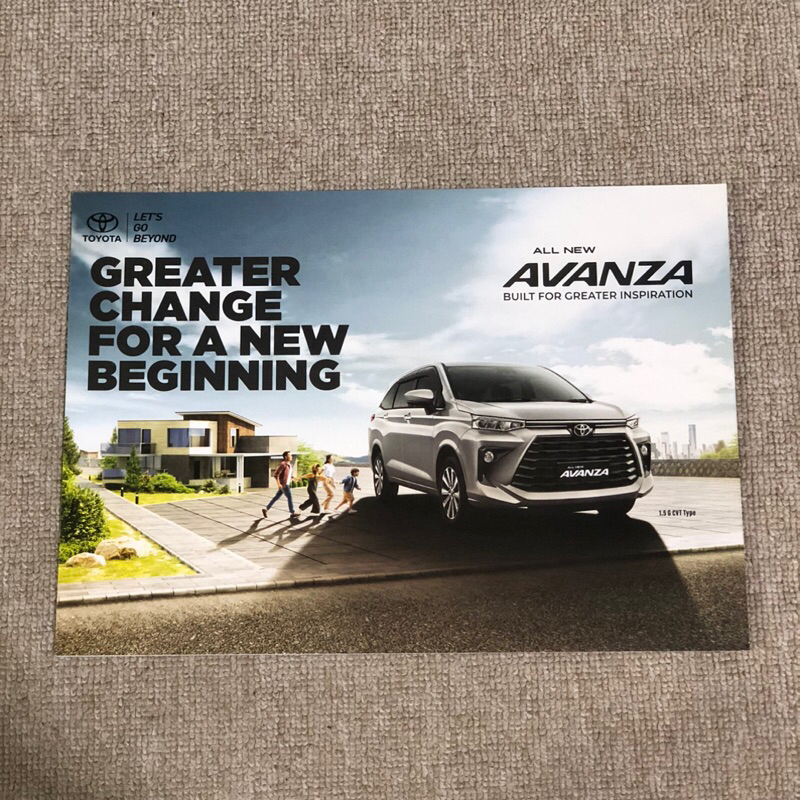 Brosur Toyota Avanza 2021 2022 2023 2024