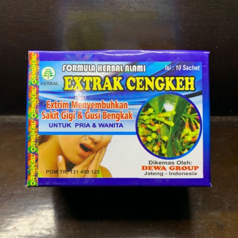 KAPSUL EKSTRAK CENGKEH OBAT SAKIT GIGI ORIGINAL MANJUR