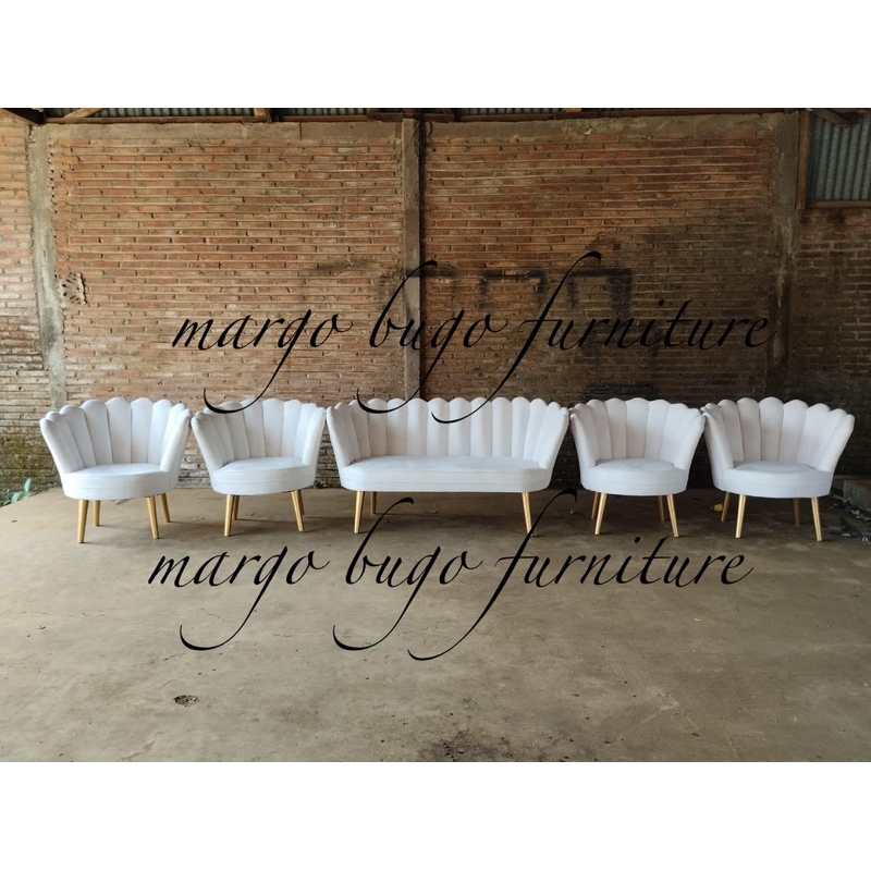 (PROMO KAIN BLUDRU) SOFA PELAMINAN KERANG / SOFA PELAMINAN LESTI / SOFA PELAMINAN MURAH / KURSI PELA