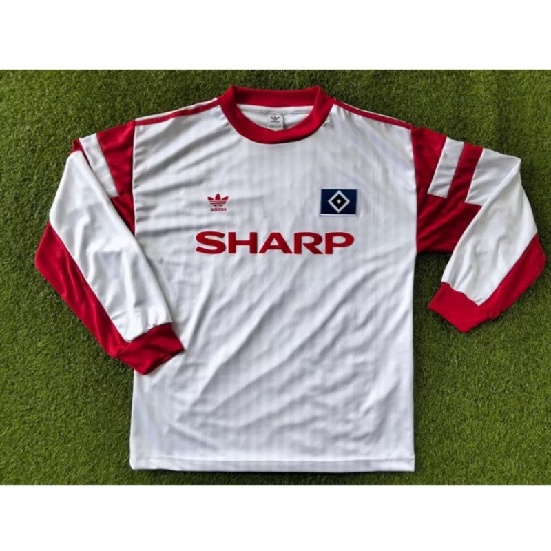 Jersey Retro Hamburg SV 1986/87 Longsleeve Size Lengkap Rare Jersey Collection