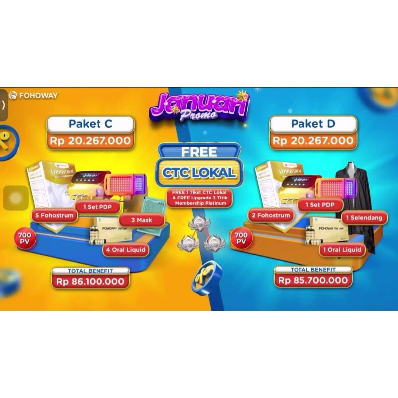 (Promo Januari) Paket Photon Device Pro FOHOWAY