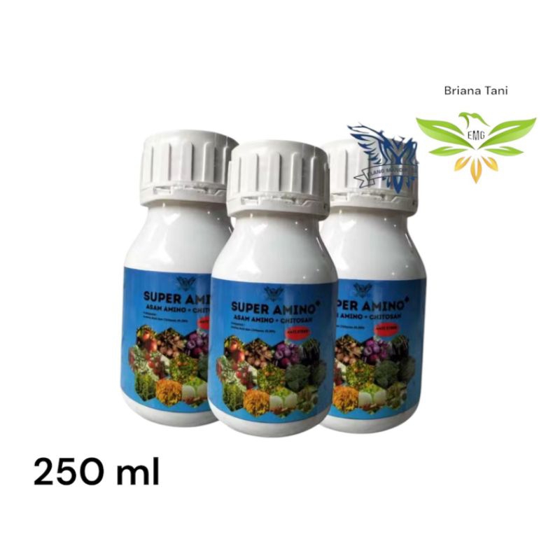 ￼Super Amino 250ml Pupuk Nutrisi Asam Amino + Chitosan Untuk Mempercepat Pemulihan Tanaman Dari Elan