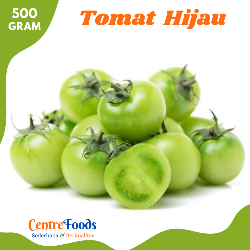 

TOMAT Hijau - Sayur Tomat Ijo Fresh | 500gr [ Harga Per 0,5 Kg ]