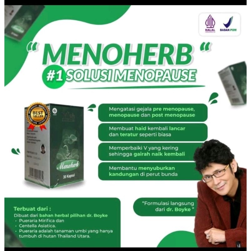 Wish Menoherb Original Obat Wanita Keputihan Menopouse Kurang Bergairah