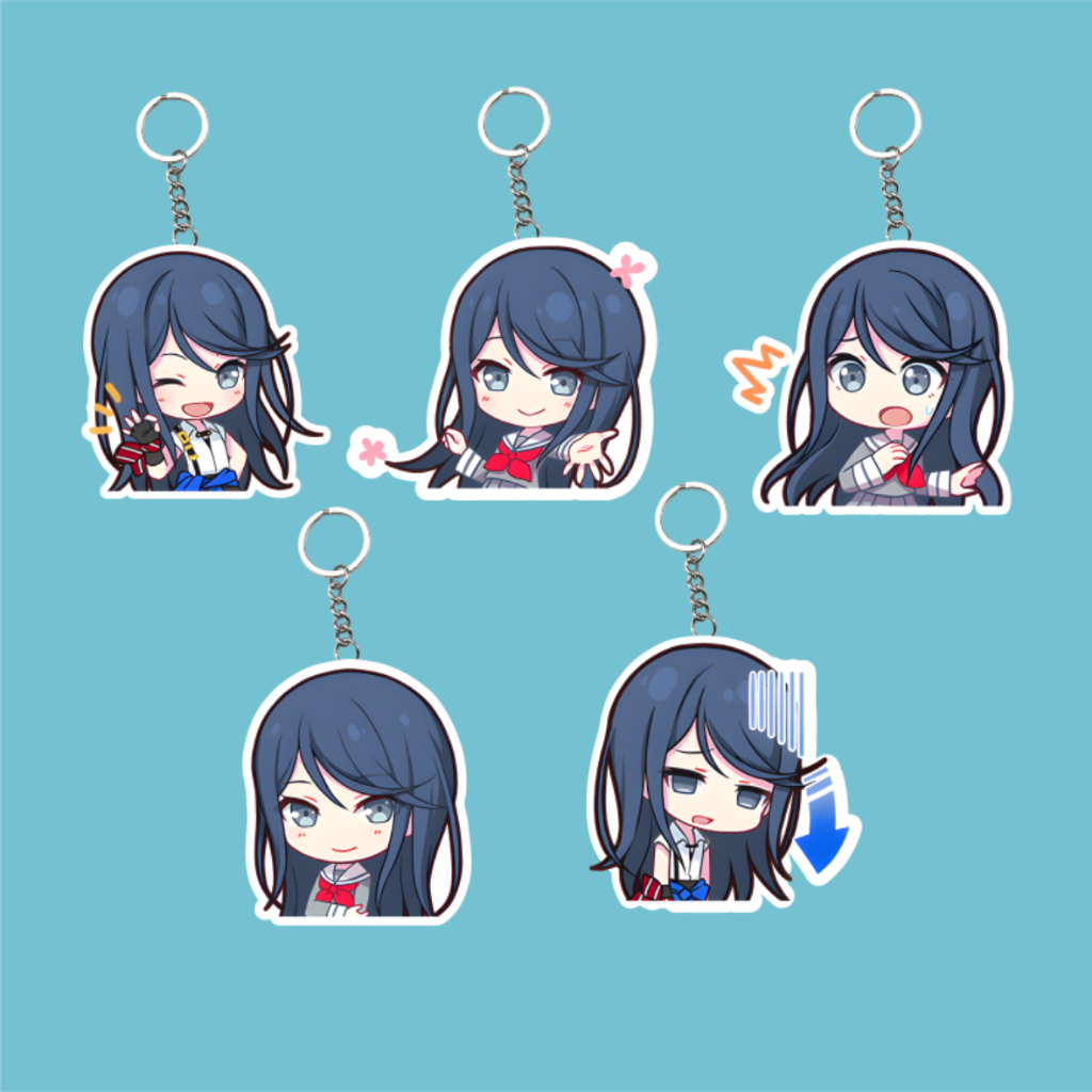 Ganci Ichika Project Sekai Akrilik UV DUA SISI | Gantungan Kunci Proseka Waifu Game | Ganci Akrilik 