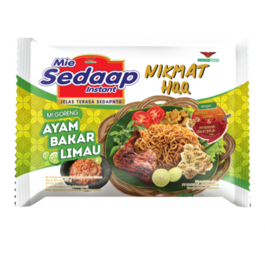 

Mie Sedaap Mie Goreng Ayam Bakar Limau 89 gr