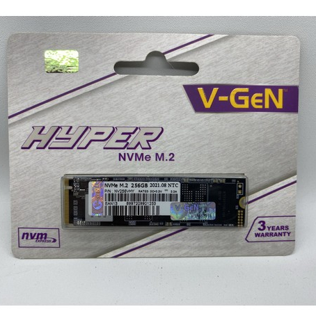 SSD VGEN M.2 256gb NVMe V-GeN | SSD M2 PCIe 256 GB VGEN Hyper