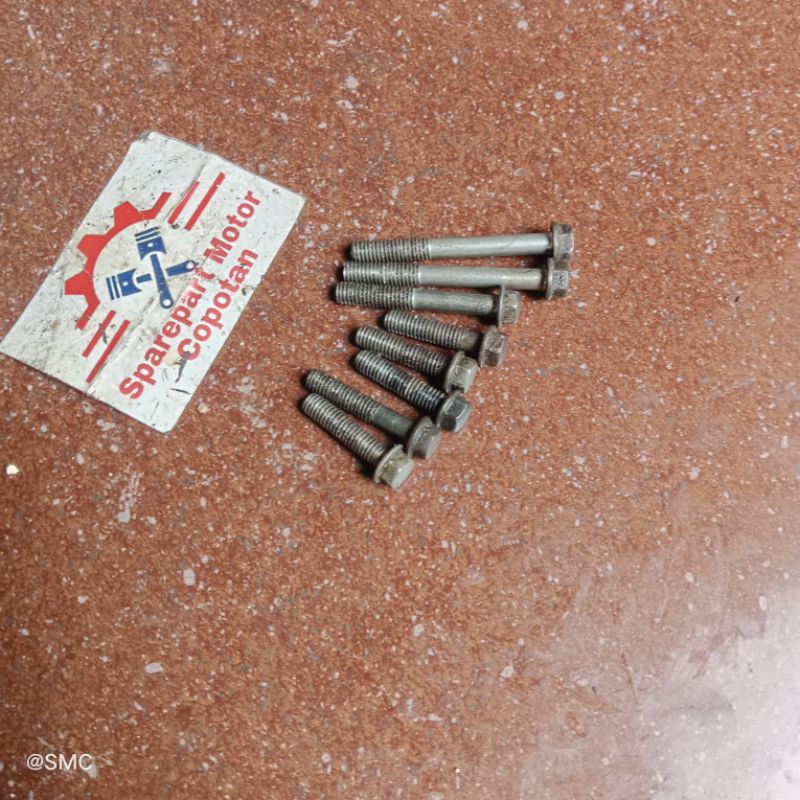 baut bak kopling blok kanan shogun 110 shogun kebo kunci 8 set