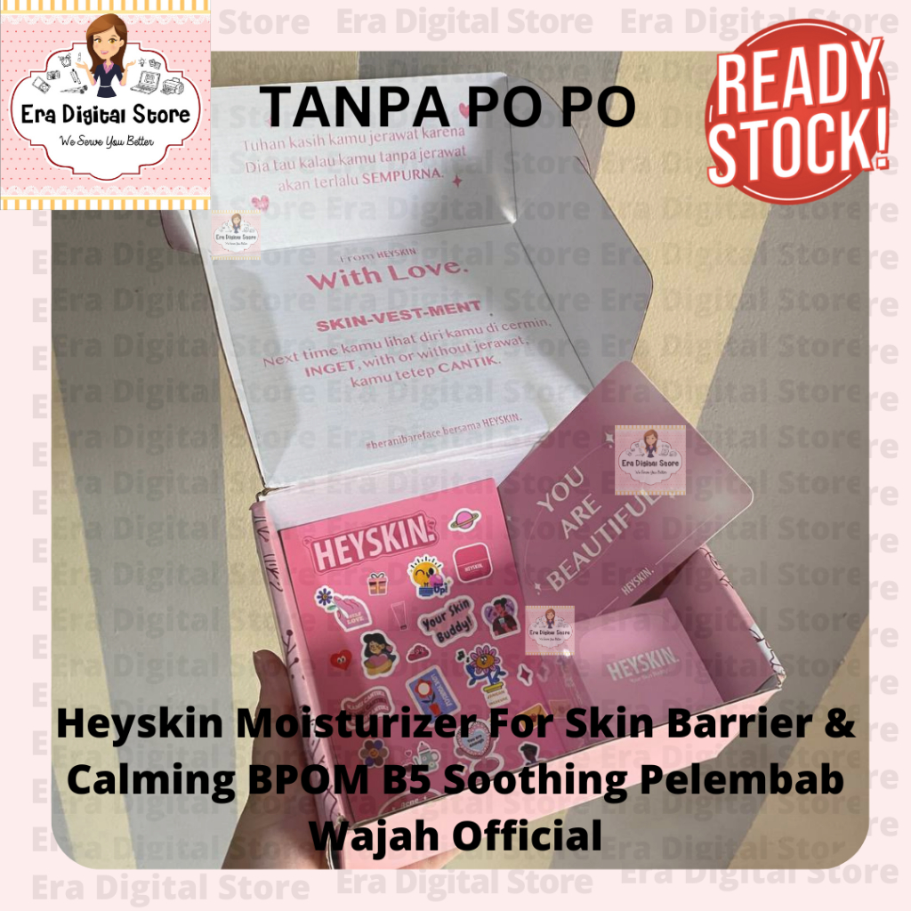 Heyskin Moisturizer For Skin Barrier & Calming BPOM B5 Soothing Pelembab Wajah Official