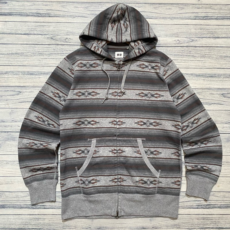 zip hoodie uniqlo navajo