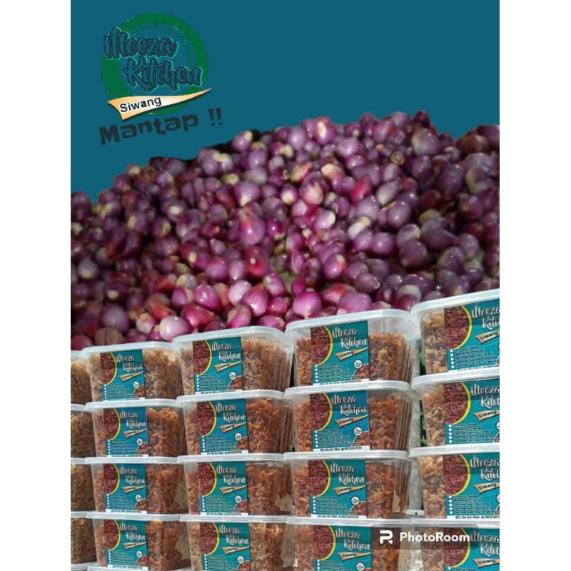 

Moeza Kitchen siwang/terasi bawang khas cirebon kemasan kotak 100gram