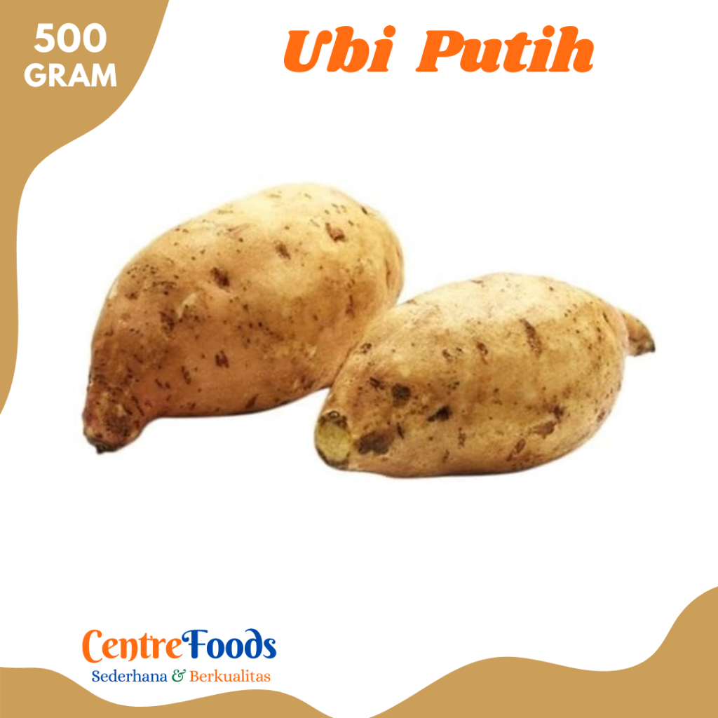 

UBI Putih - Ubi Jalar Putih Fresh | 500gr [ Harga Per 0,5 Kg ]