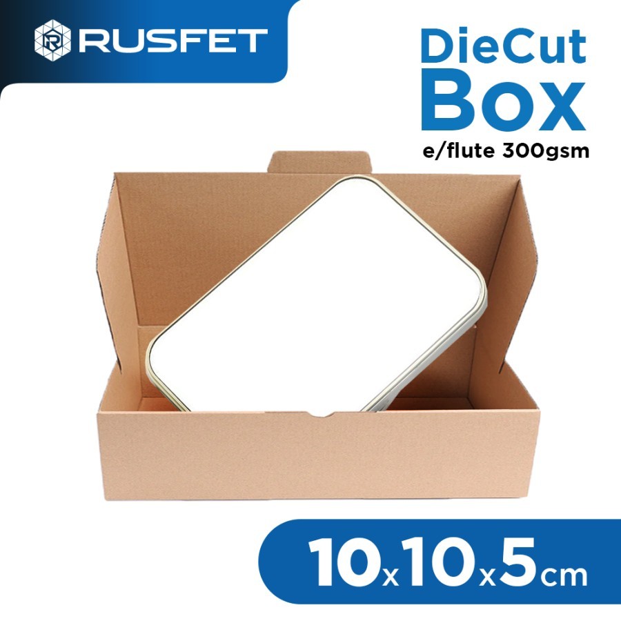 

Kardus Box 10x10x5 Karton Kotak Die Cut Dus Coklat Box Gift