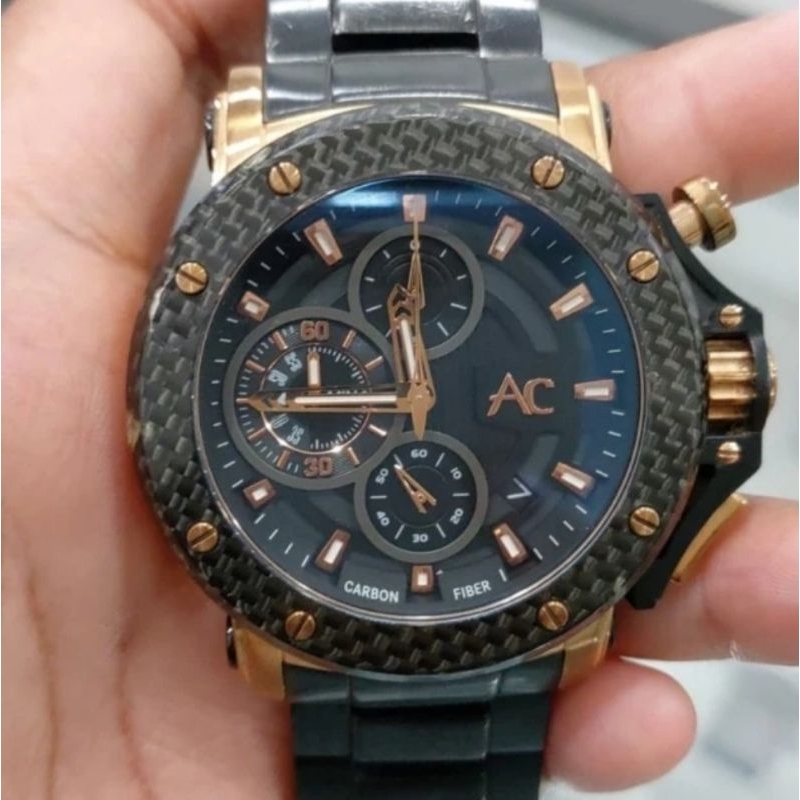 JAM TANGAN PRELOVED AC9205 CARBON / AC 9205 SECOND ORIGINAL