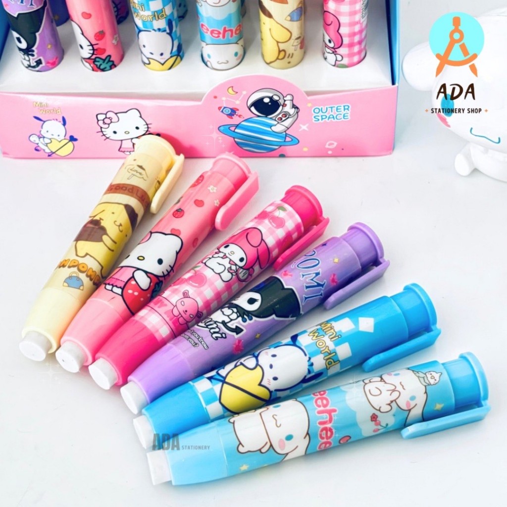 

(1 Pc) PENGHAPUS STIK SR / CC-0066/ PENGHAPUS CETEK/ ERASER CLICK
