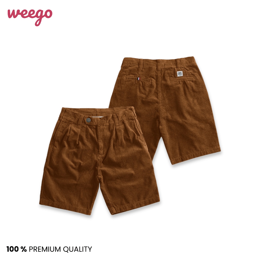 WEEGO X URBAND - Celana Pendek Boardshort Corduroy Original Outdoor Traveling - A542