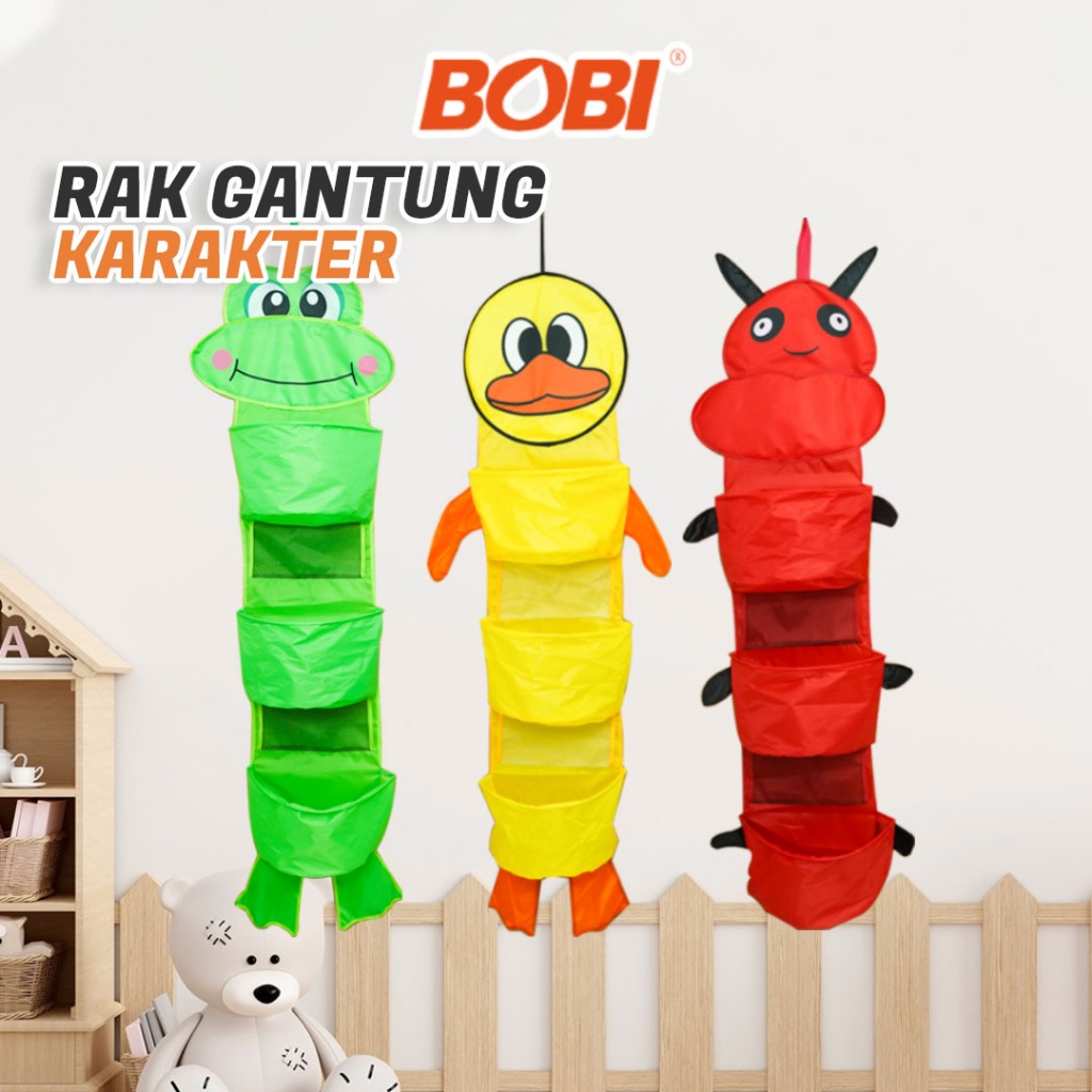 RAK GANTUNG KAIN KARAKTER KODE R-5013 / RAK KOSMETIK GANTUNG PLASTIK KARAKTER LUCU BERVARIASI