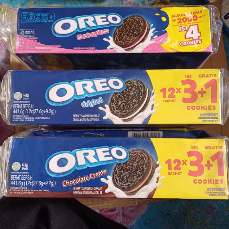 

[BOX] Oreo Biskuit sandwich per box isi 12 sachet