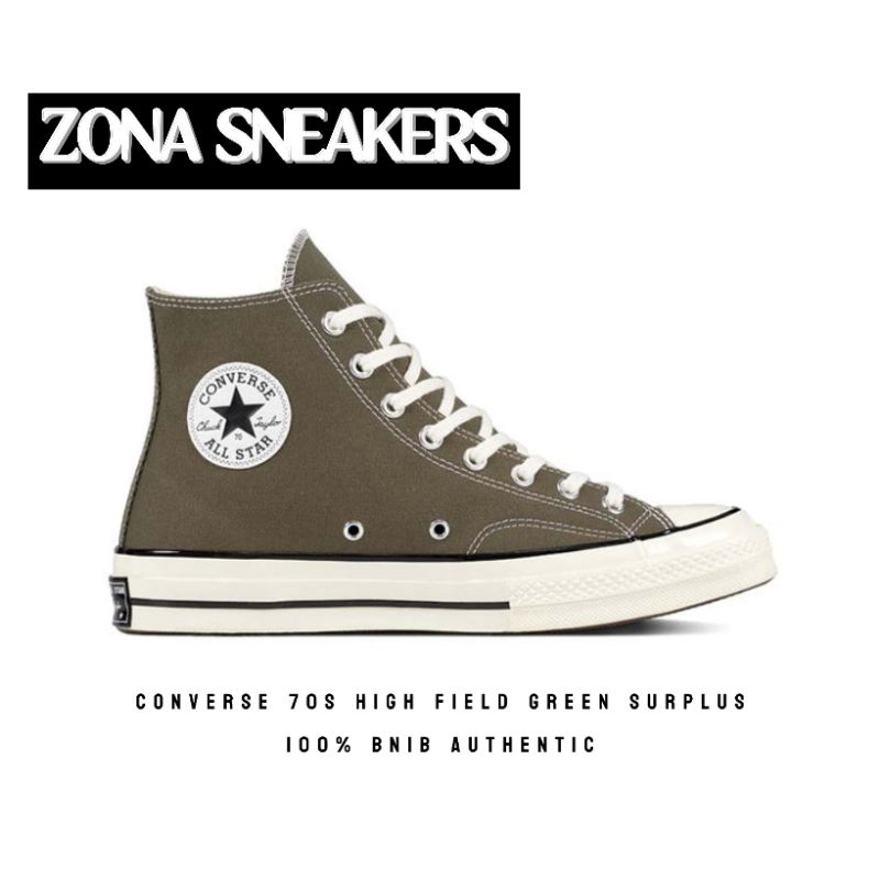 Sepatu Converse 70s High Field Green Surplus