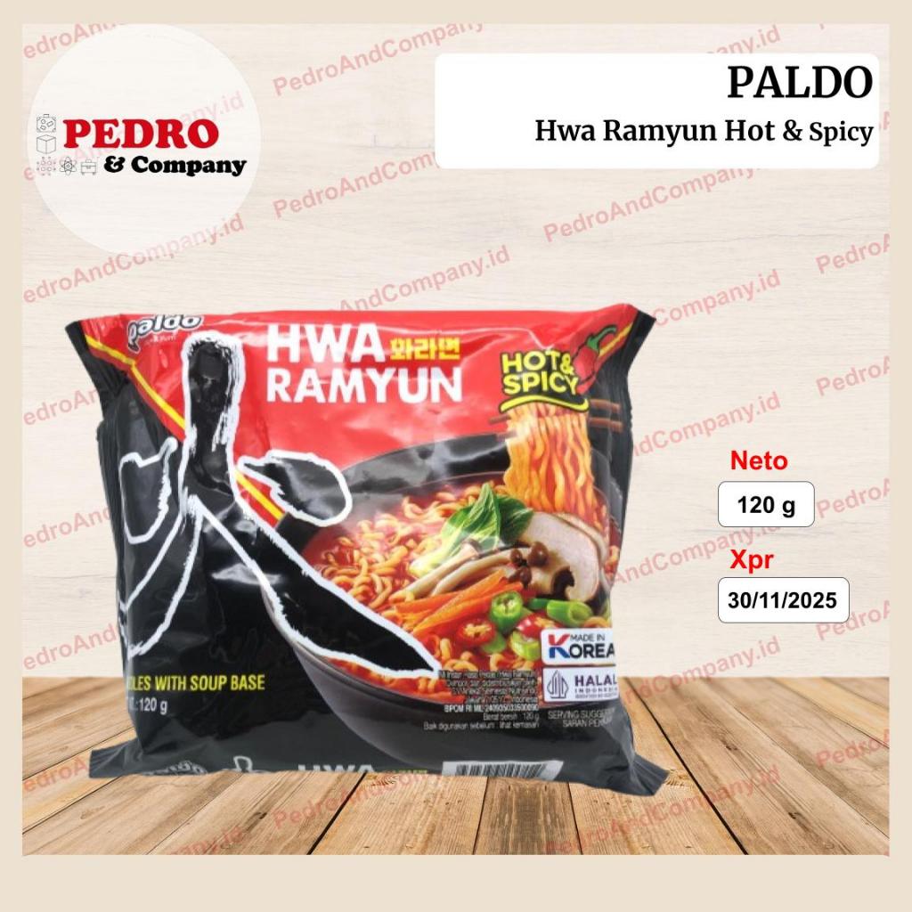 

Paldo Hwa Ramyun HOT & SPICY halal 120 gram mi korea instan